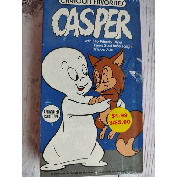 Casper Friendly Ghost VHS Tape Cartoon Favorites - There's Good Boos -NEW Sealed - Picture 6 of 7